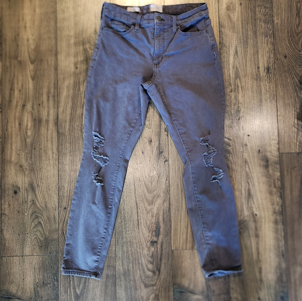 Size 6 Universal Thread High Rise Skinny Grey Jeans